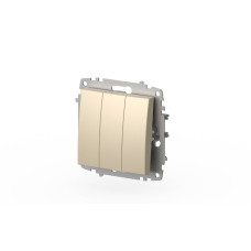 Выключатель трехклавишный ELBI Zena Vega 609-012500-254