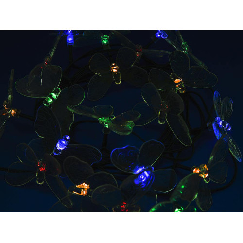Гирлянда на солнечных батареях (UL-00006557) Uniel Бабочки USL-S-129/PT4000 Butterflies