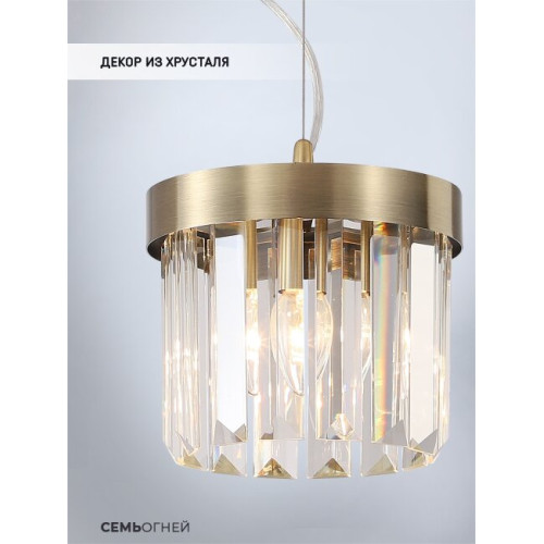 Подвесной светильник Lumien Hall Daneil LH0057/2P-BR-CL