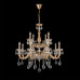 Подвесная люстра Crystal Lux ELIZABETH SP8+4 BRASS