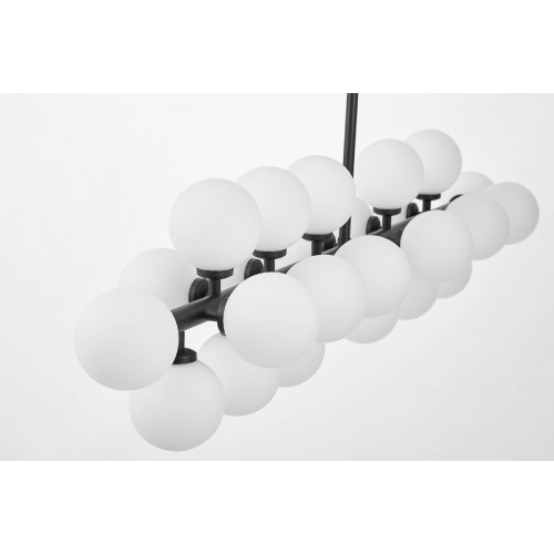 Люстра на штанге Lumina Deco Marsiada LDP 6033-24 BK