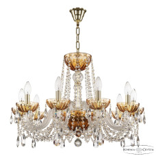 Подвесная люстра Bohemia Ivele Crystal 5402/10/240 G Amber/M-1H