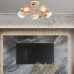 Потолочная люстра Arte Milano Amalfi 324985/5 FG+BK