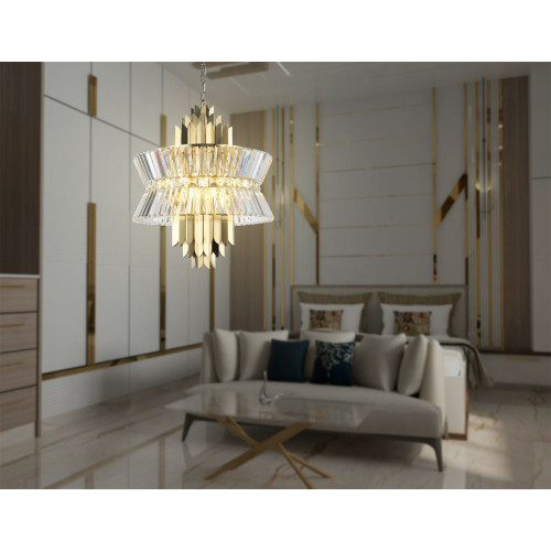 Подвесная люстра Ambrella Light High Light Crystal LH41017