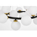 Подвесная люстра Lumina Deco Marsiada LDP 6033-15 BK+MD