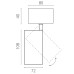Накладной светильник Lightstar Alta Base A5246SO