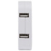 Разветвитель электрический Эра SPF-2-FL-USB поворотный на 2 розетки + 2USB 10А белый Б0069089