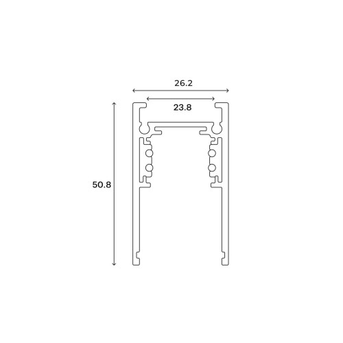 Шинопровод магнитный накладной Hesby Lighting ElDeko HSBL_0052_1