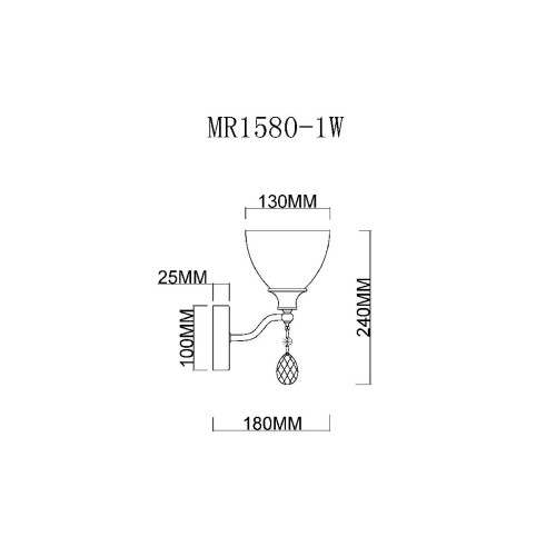 Бра MyFar Mistic MR1580-1W