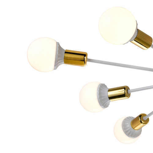 Потолочная люстра Natali Kovaltseva LOFT 79014/10С WHITE GOLD