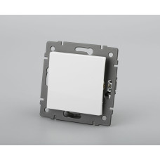 Механизм выключателя одноклавишный самовозвратный Arlight SWT-MKR1-PL-WH-V (250V, 10A) 049879