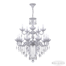 Подвесная люстра Bohemia Ivele Crystal AL78101/10+5/250/2D B WMN P Clear/M-1F