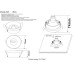 Встраиваемый светильник Crystal Lux CLT 044C WH
