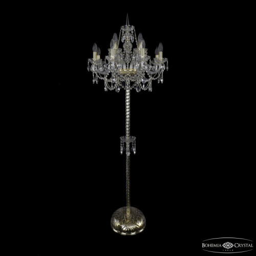 Торшер Bohemia Ivele Crystal 1411T2/8+4/195-170 G