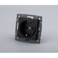 Механизм электрической розетки Arlight SCT-MEU1-PL-BK-V (250V, 16A) 049815
