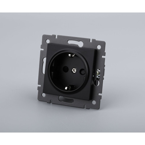 Механизм электрической розетки Arlight SCT-MEU1-PL-BK-V (250V, 16A) 049815