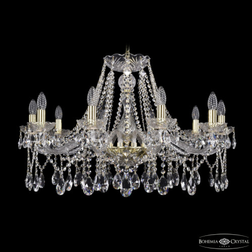 Подвесная люстра Bohemia Ivele Crystal 1413/10/300 G
