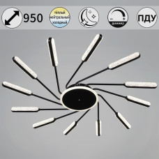 Потолочная люстра Reluce 87290-0.3-12 BK