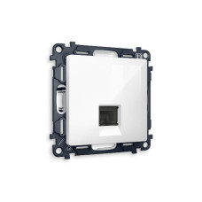 Комплект механизма компьютерной розетки RJ-45(8P8C) CAT6 со шторкой Ambrella Volt Alfa MA112010