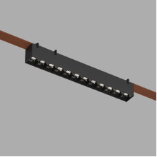 Трековый однофазный светильник Denkirs Belty grill DK5670-BK