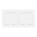 Розетка двойная (двухпостовая) с/з и шторками Arte Milano SET06-2-41-1x2 white