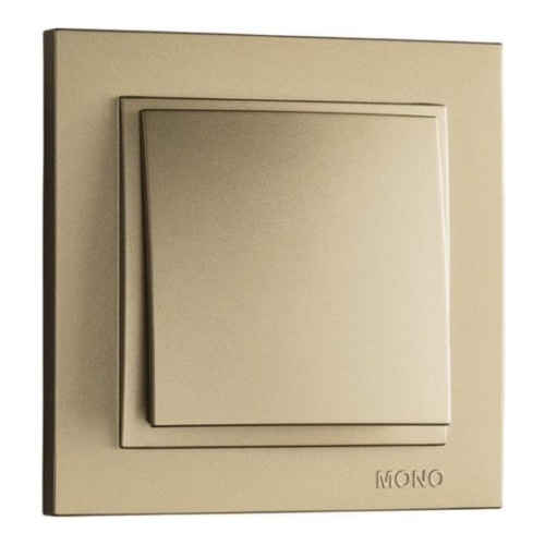 Выключатель одноклавишный Mono Electric Despina 10А 250В титан 102-222225-100