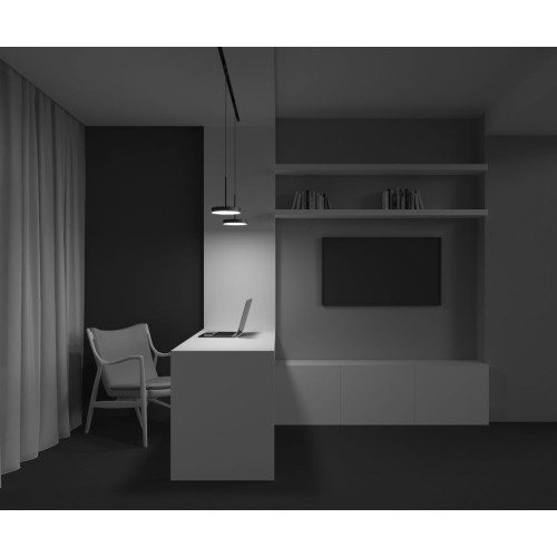 Трековый магнитный светильник Maytoni Plato TR123-4-15W-DS-B