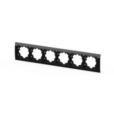 Рамка шестиместная ELBI Zena Platin 500-073300-252