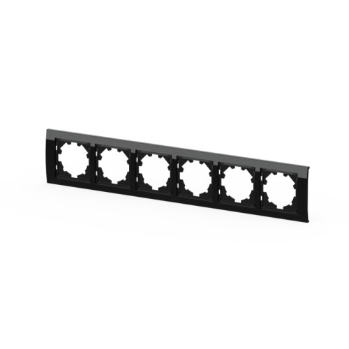 Рамка шестиместная ELBI Zena Platin 500-073300-252