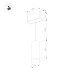 Трековый светильник для магнитного шинопровода Arlight Mag-Spot-Hang-25-R30-5W Warm3000 034244