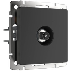 ТВ-розетка Werkel оконечная черный матовый W1183008 4690389157028