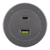 Трековая розетка Arte Milano Am-track-sockets-39 399731TS/USB-Type-C Grey