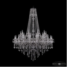 Подвесная люстра Bohemia Ivele Crystal 1415/20+10/400/h-154 Ni