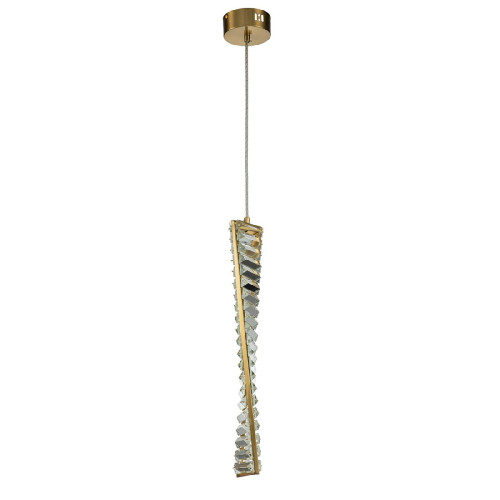 Подвесной светильник Indigo Frizzante 12015/1P Brass V000043L