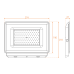 Прожектор Wolta WFL-100W/06