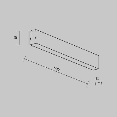 Линейный светильник Maytoni Technical LL311034