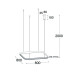 Подвесная люстра Italline IT013-6024 gold 3000K