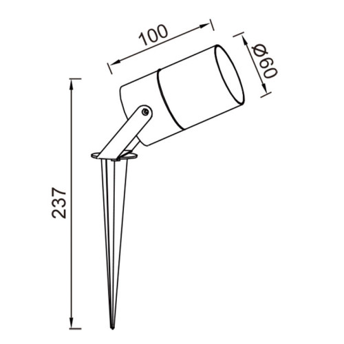 Ландшафтный светильник Mantra Quebec 9287 Ландшафтный светильник Mantra Quebec 9287
