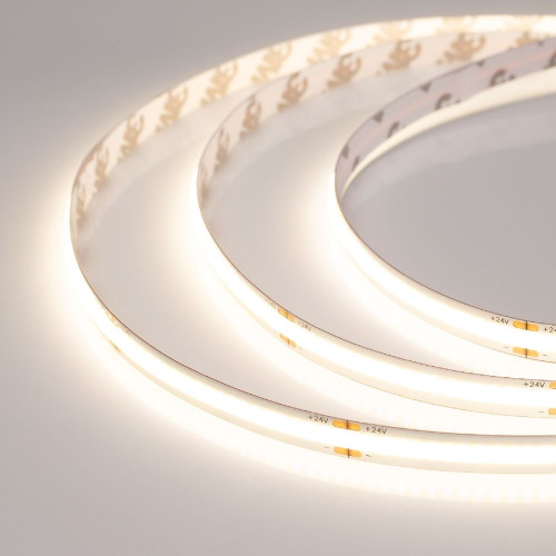 Светодиодная лента Arlight COB-X378-8mm 24V Warm3500 (11.5 W/m, IP20, CSP, 5m) 044579