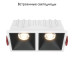 Встраиваемый светильник Maytoni Technical Alfa LED DL043-02-10W3K-SQ-WB