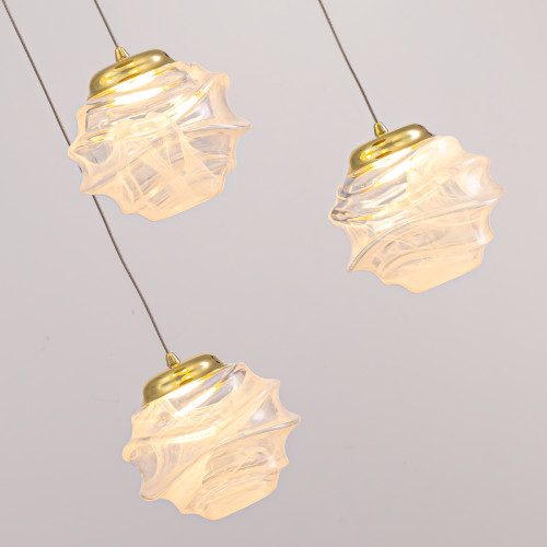 Подвесной светильник Delight Collection MD25030003-5B gold/clear Подвесной светильник Delight Collection MD25030003-5B gold/clear
