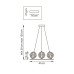 Подвесная люстра Lightstar Acrile G9 737033