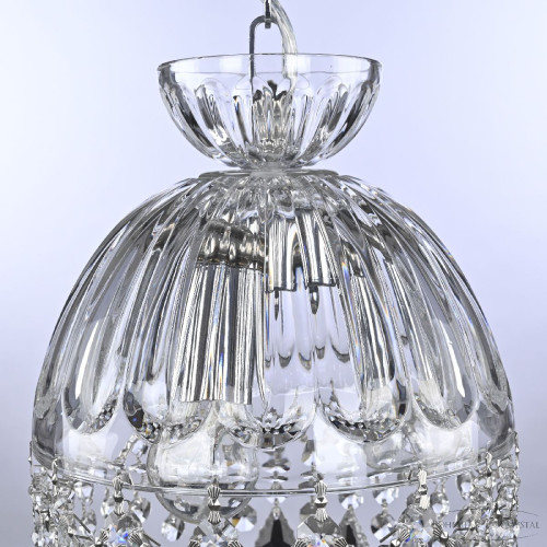 Подвесной светильник Bohemia Ivele Crystal 5478/22 Ni Clear/M-1H Leafs Подвесной светильник Bohemia Ivele Crystal 5478/22 Ni Clear/M-1H Leafs