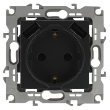 Розетка 2P+E со шторками и 2xUSB Эра 14-4109-05 Б0047871