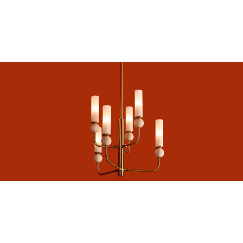 Люстра на штанге Freya Sunspot FR5482CL-06BS1