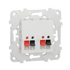 Аудиорозетка двойная Schneider Electric Unica New NU548918