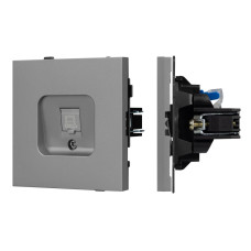 Механизм компьютерной розетки Arlight SCT-TENDO-MPC1-PL-GR (RJ-45, CAT6) 054105 Механизм компьютерной розетки Arlight SCT-TENDO-MPC1-PL-GR (RJ-45, CAT6) 054105