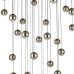 Подвесная люстра Lumien Hall Danay LH8027/36P-BK-SGD