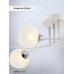 Потолочная люстра Seven Fires Greze SF3360/6C-WT-CR-WT