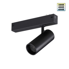 Трековый светодиодный светильник с переключателем цветовой темперетуры Novotech Port Vector 359956 Трековый светодиодный светильник с переключателем цветовой темперетуры Novotech Port Vector 359956